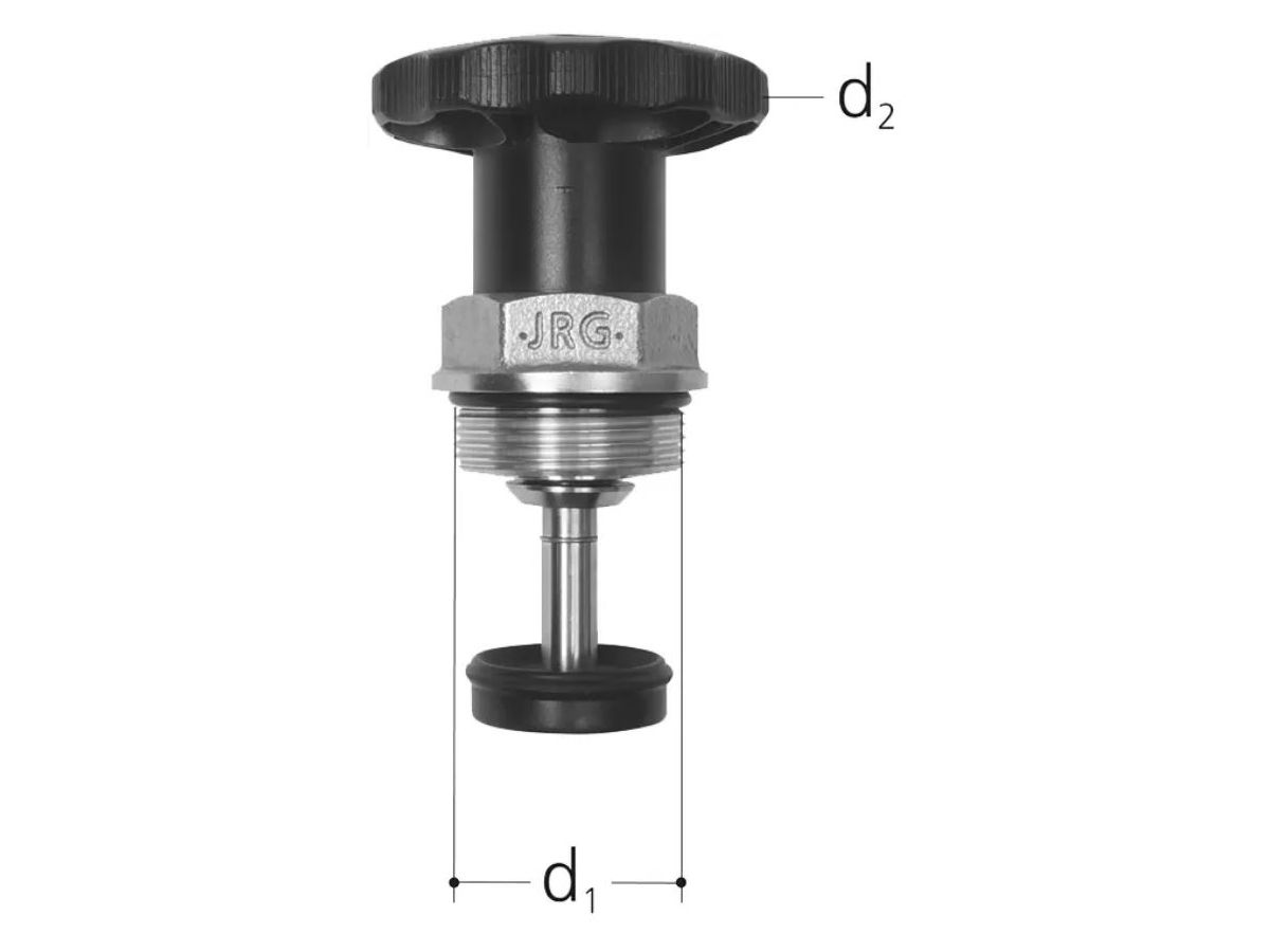 Oberteil JRG 11/4" Ausgang - Zu Feinfilter mit Umgehung JRG 1840/1846