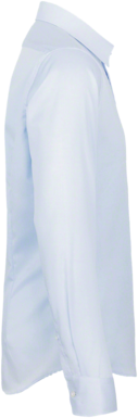 Hemd 1/1-Arm Business Tail. XS himmelbl. - 100% Baumwolle