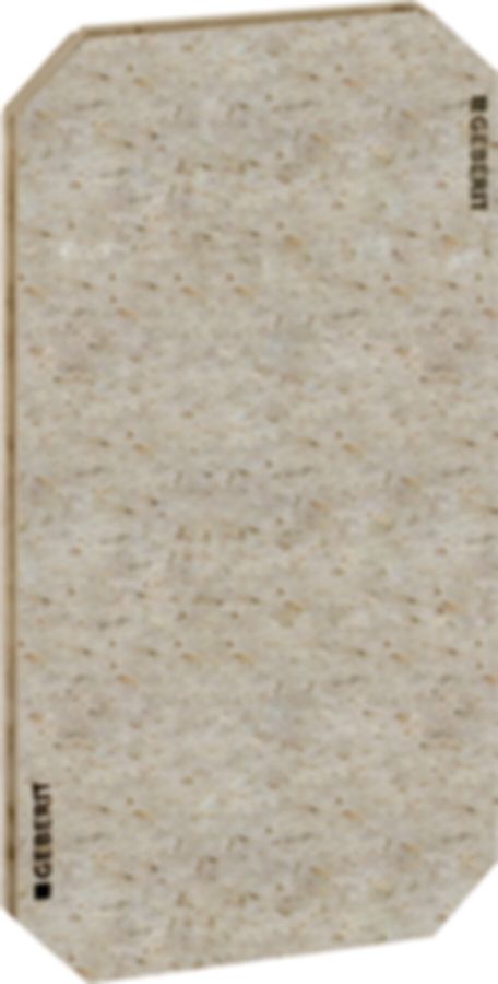 Geberit GIS Montageplatte, 31x58cm - für schwere Konsollasten, Brands.EI90nbb
