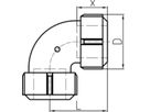Primofit-Winkel 90°