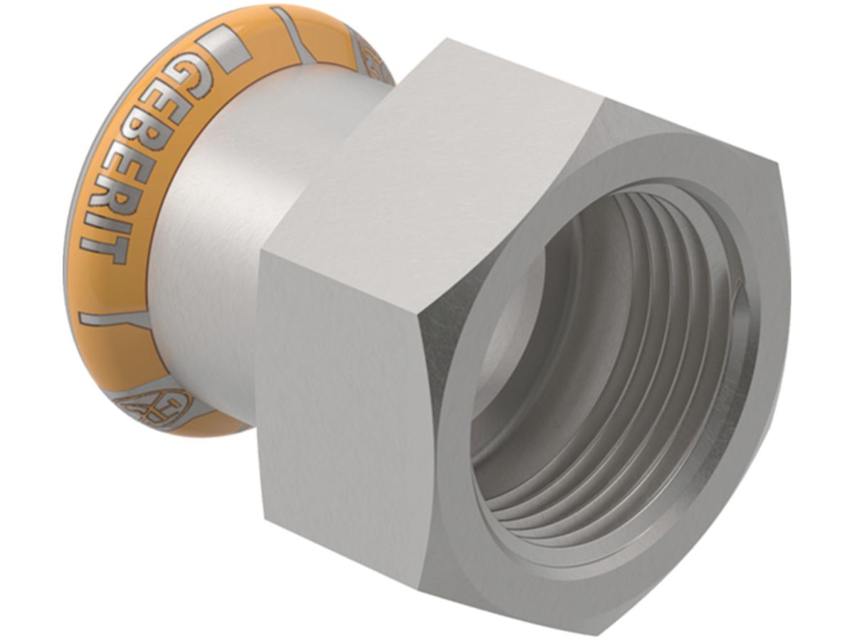 Mapress Therm Übergang mit Innengewinde - d=15mm, Rp=3/4"