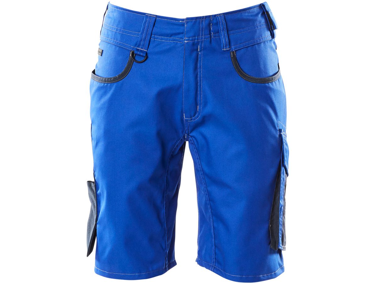 Shorts Unique, extra leicht, C54 - kornblau/schwarzblau, 50%CO/50%PES 205g