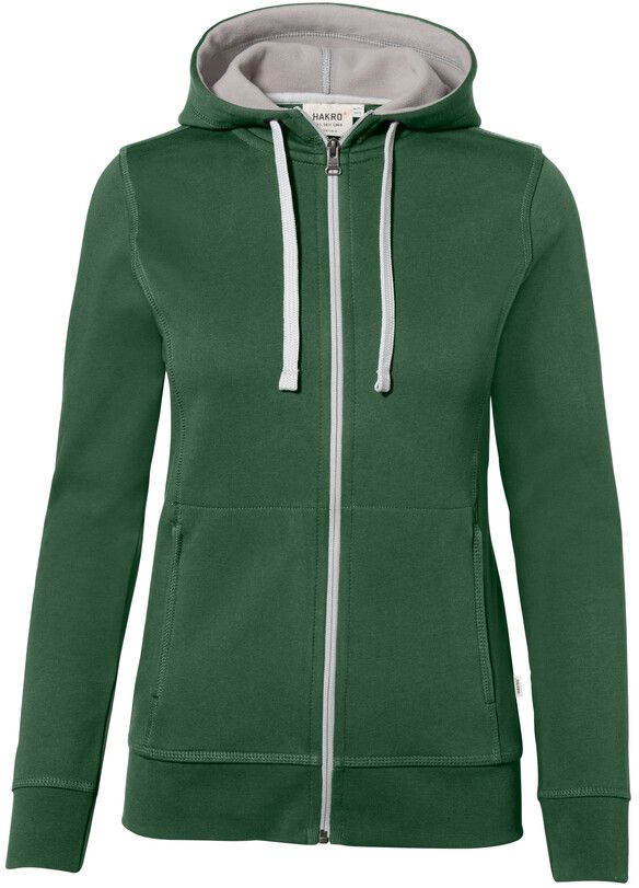 Women-Kapuzen-Jacke Bonded 55 % Polyest. - 45 % Baumwolle, 340 g /m²