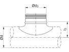 Sattelstück PSU-V 125/80 - gepresst