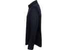 Hemd 1/1-Arm Business Tail. L schwarz - 100% Baumwolle