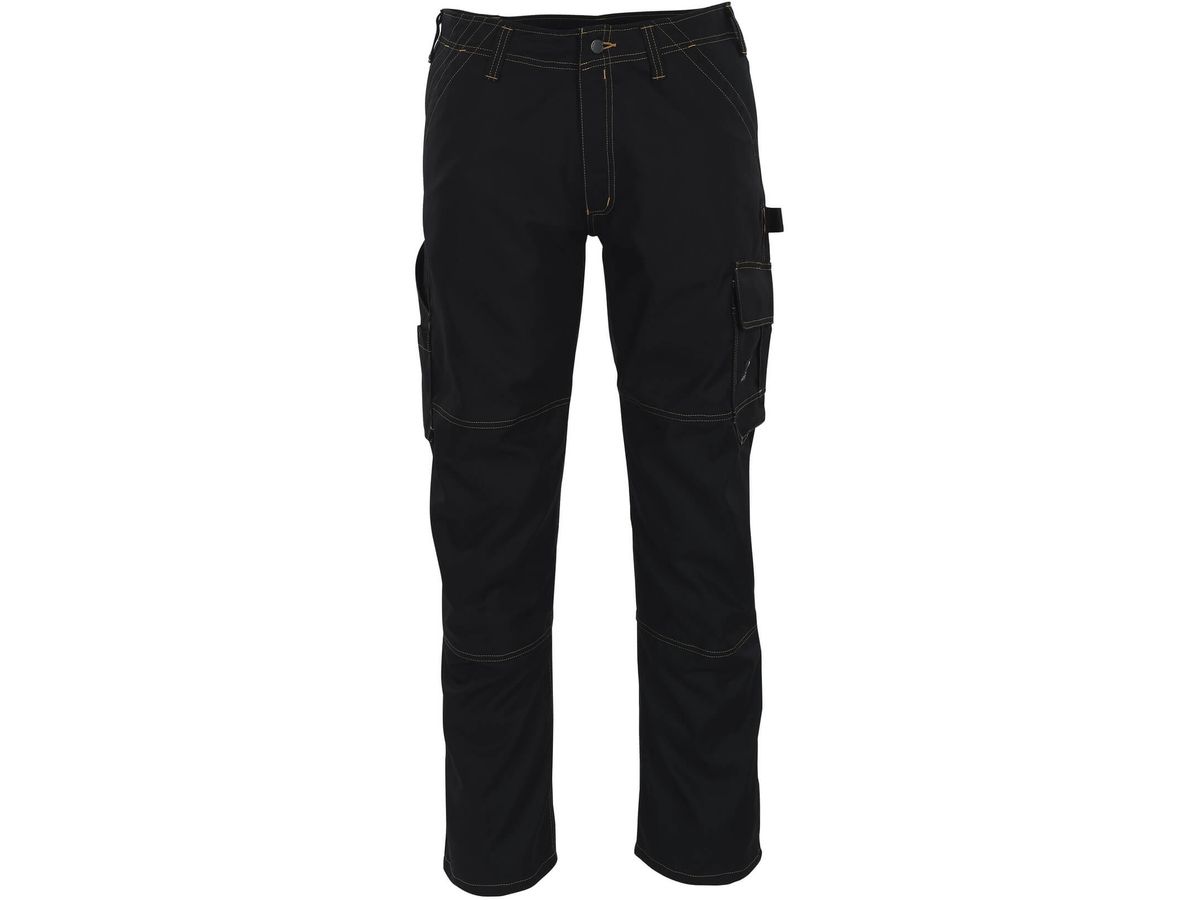 Hose mit Schenkeltaschen, Gr. 82C60 - schwarz, 65% PES / 35% CO