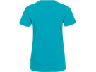 Damen-V-Shirt Performance Gr. S, smaragd - 50% Baumwolle, 50% Polyester, 160 g/m²