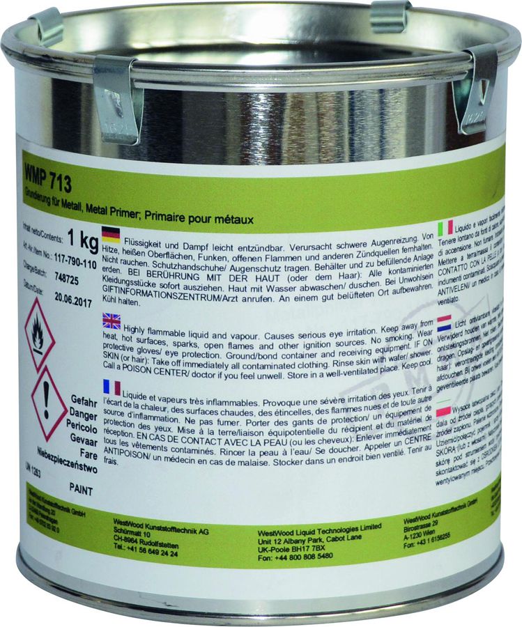 WestWood WMP Grundierung für Metall - Blechdose à 1 kg