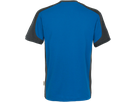 T-Shirt Contrast Perf. L royalb./anth. - 50% Baumwolle, 50% Polyester
