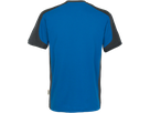 T-Shirt Contrast Perf. 2XL royalb./anth. - 50% Baumwolle, 50% Polyester