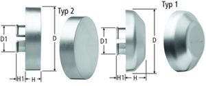 Rosette Typ 1-2 Nussbaum - Nr. 23091