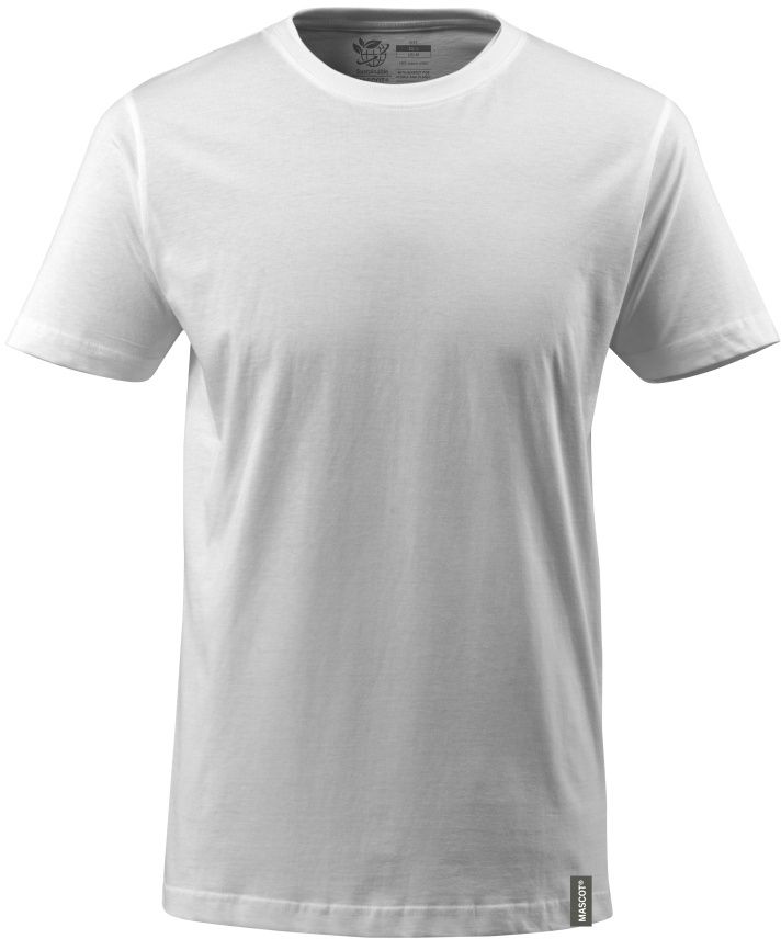 MASCOT® T-Shirt weiss S - 60% Bio-Baumwolle/40% Recyceltes Poly