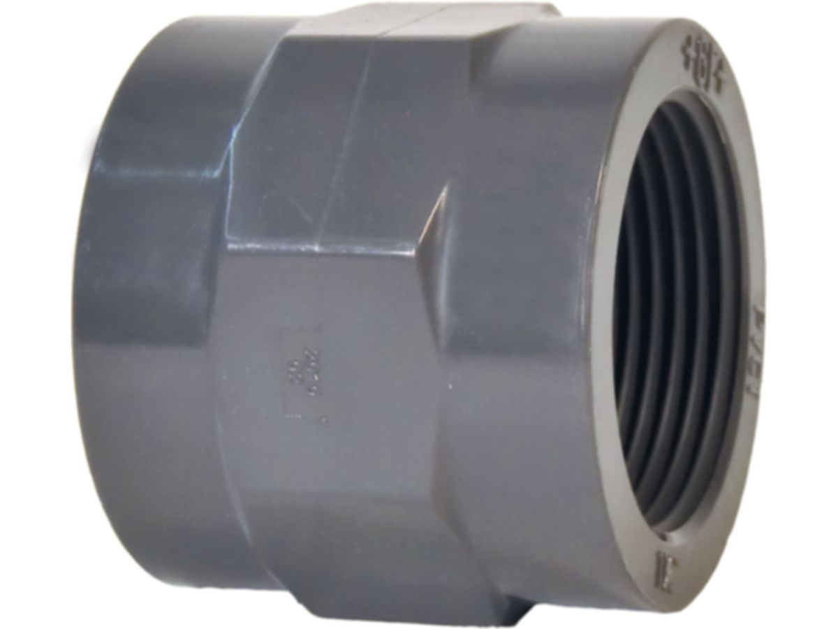 Muffe PVC-U Rp - mit Zylindrischem Rohr IG