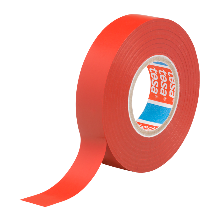 Isolierband Tesaflex 4163 - 19mmx33m, rot