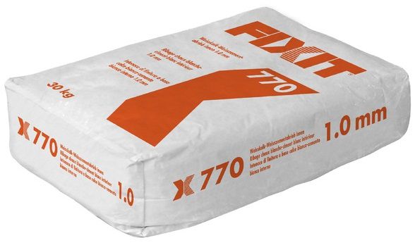 Fixit 770 Weisskalk-Weisszementabrieb - innen, 1.5 mm/V (25 kg/S)
