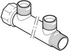 Geberit Mepla-Verteiler 2-F.  3/4"