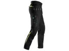 FlexiWork SoftShell Stretch Hose Gr. 150 - schwarz/neongelb (Langgrösse +6 cm)