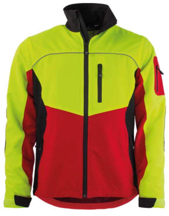 Tapio Expert Arbeitsjacke - gelb/rot/schwarz, 90% PES / 10% EL