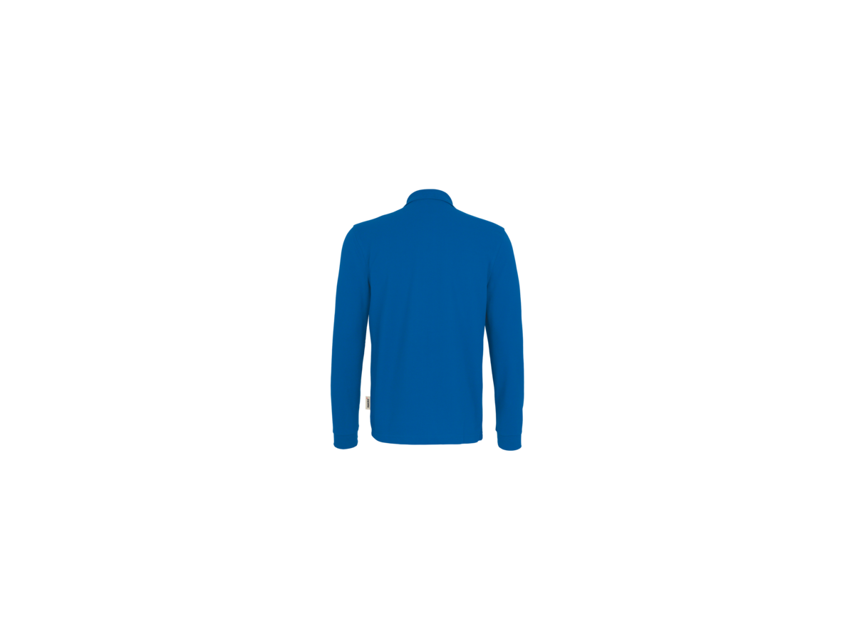 Longsleeve-Poloshirt Perf. XS royalblau - 50% Baumwolle, 50% Polyester, 220 g/m²