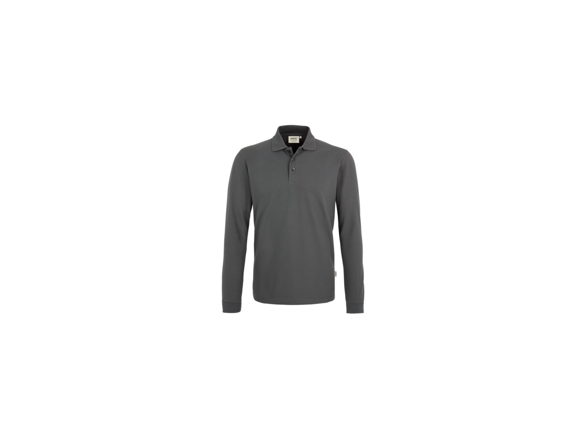 Longsleeve-Poloshirt Classic S graphit - 100% Baumwolle, 220 g/m²