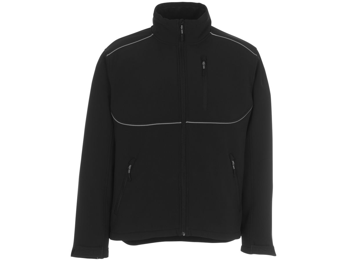 Tampa Soft Shell Jacke schwarz Grösse L - 100% Polyester 270 g/m²