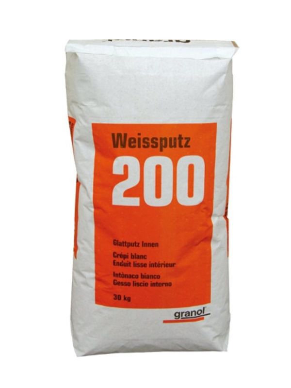 Granol Weissputz 200, Glattputz innen - Sack à 30 kg