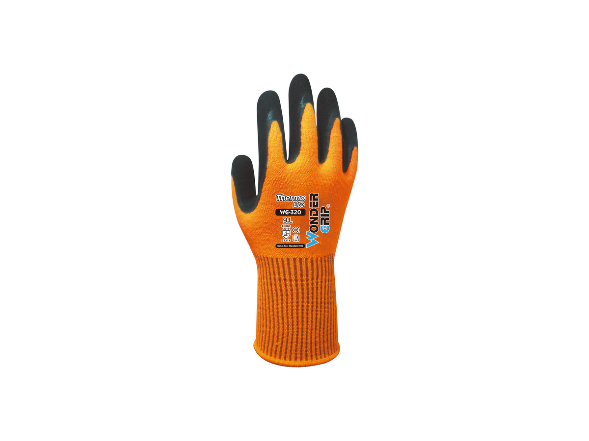 Thermo Lite Winterhandschuh, Gr. L - hi-vis orange