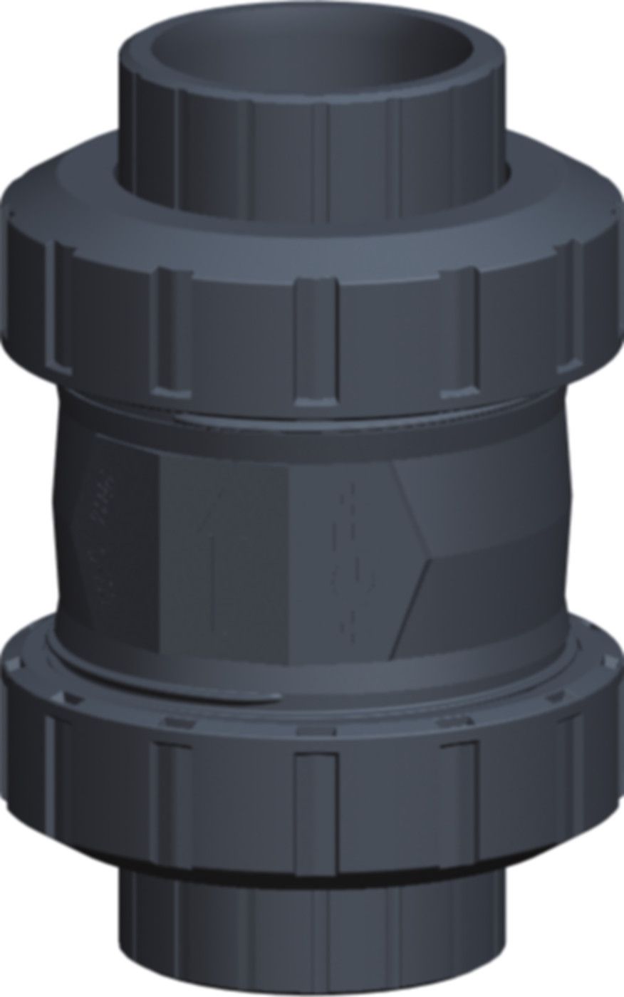 Rückschlagventil Typ 561 PVC-U - mit Klebemuffen metrisch