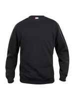 CLIQUE Basic Roundneck Sweatshirt Gr.2XL - schwarz, 65% PES / 35% CO, 280 g/m²