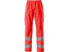 Überziehhose, Gr. 3XL - hi-vis rot, mit leichtem Futter