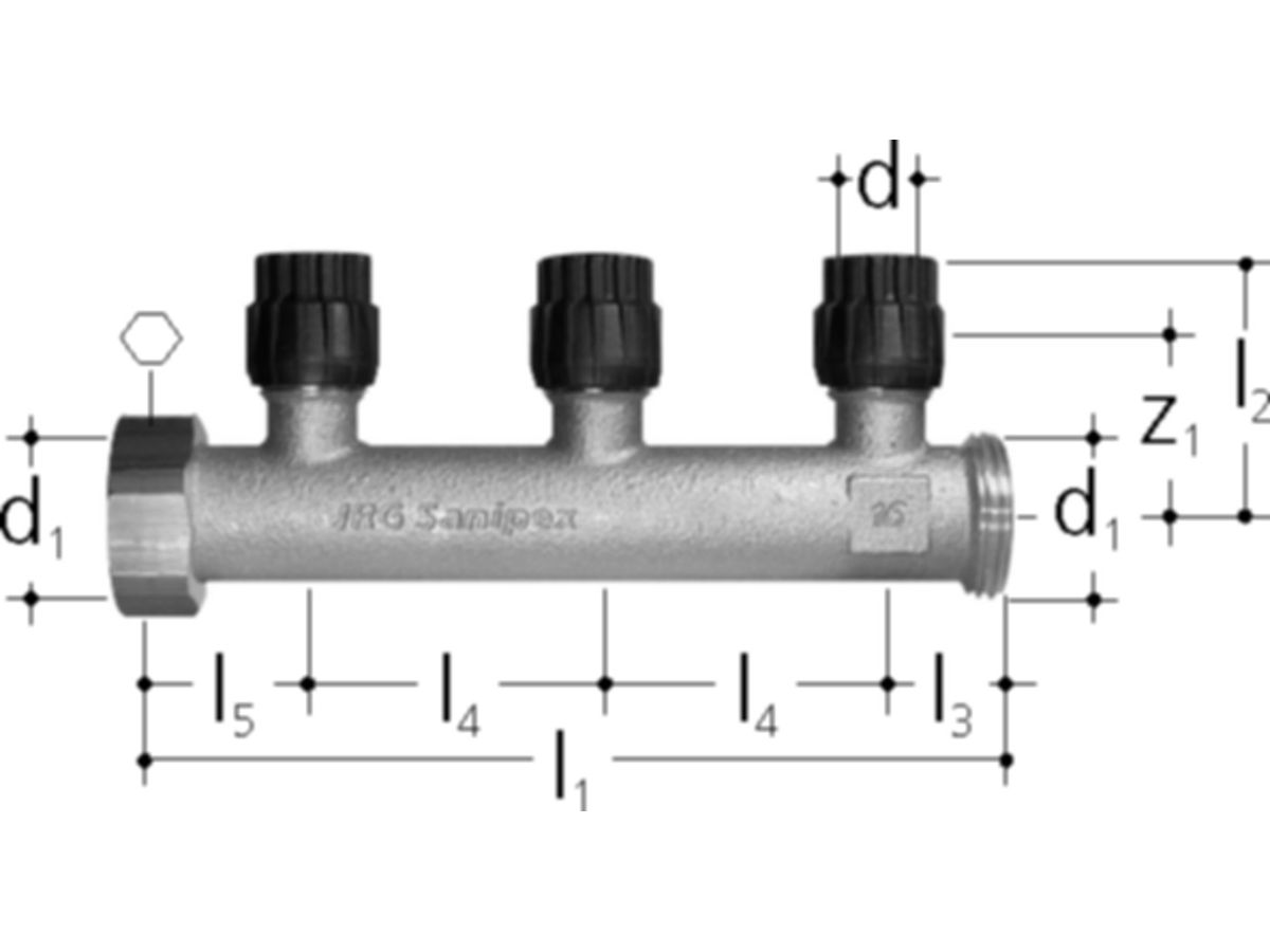 Sanipex MT-Verteiler