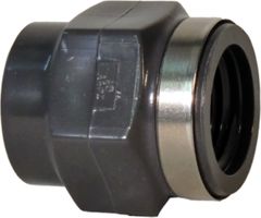 Manometer-Muffe PVC-U metrisch - mit Klebemuffe und Rohr IG G