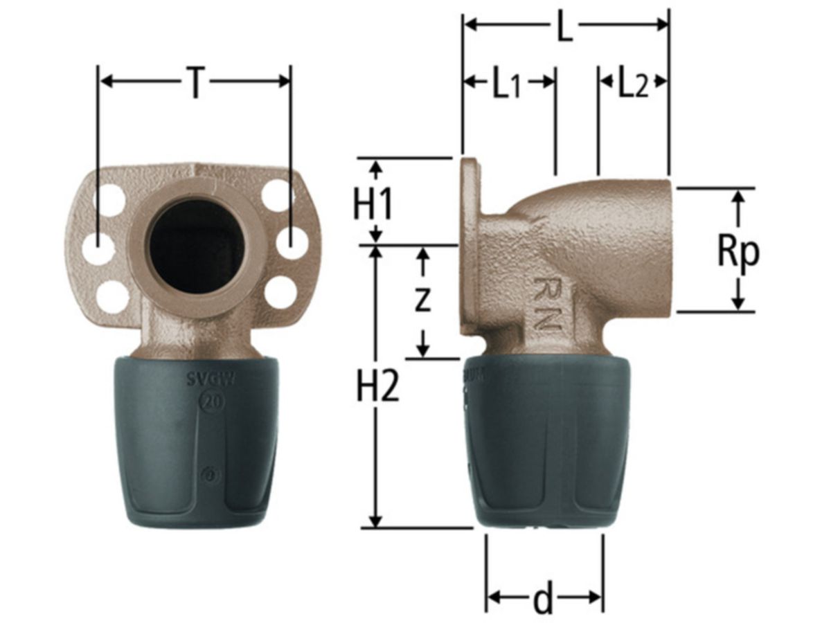 Optiflex prOfix Anschlusswinkel