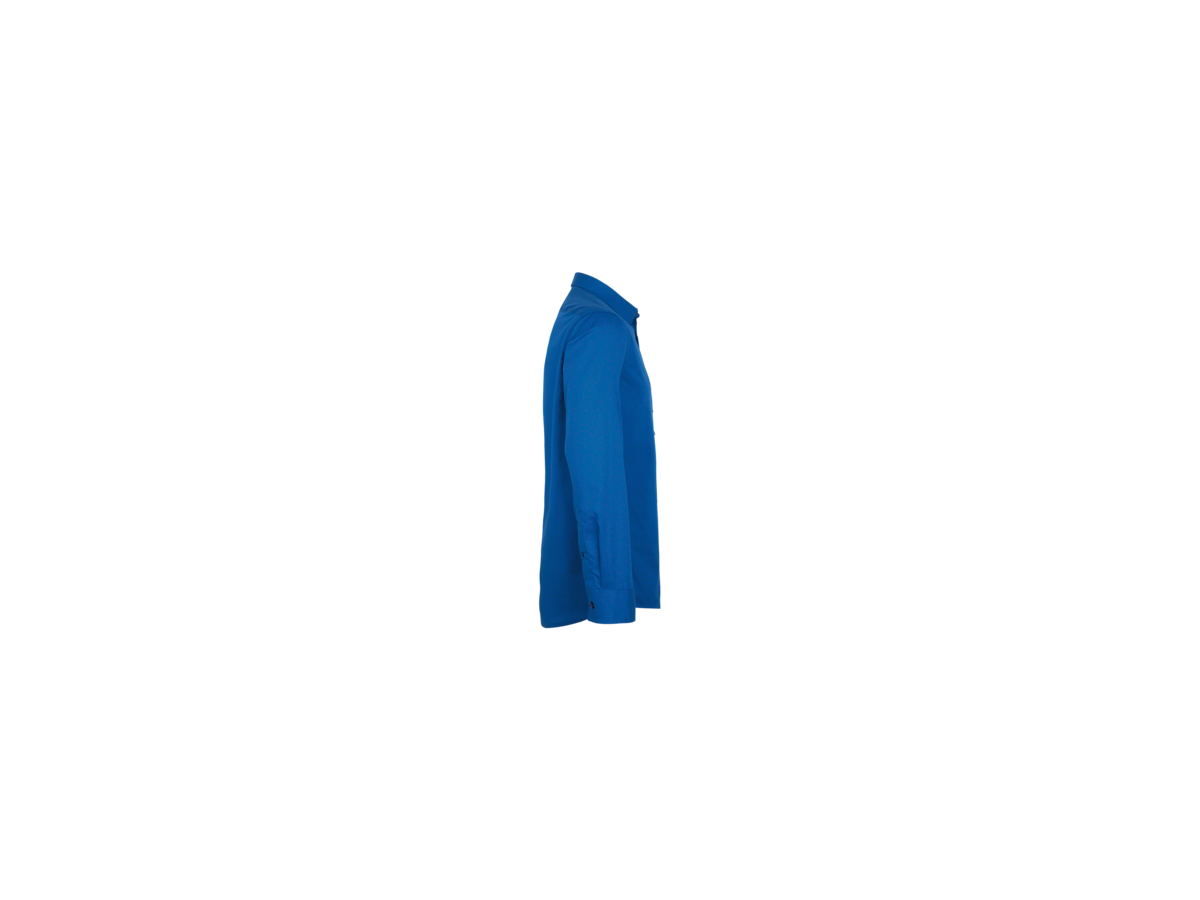 Hemd 1/1-Arm Perf. Gr. XL, royalblau - 50% Baumwolle, 50% Polyester