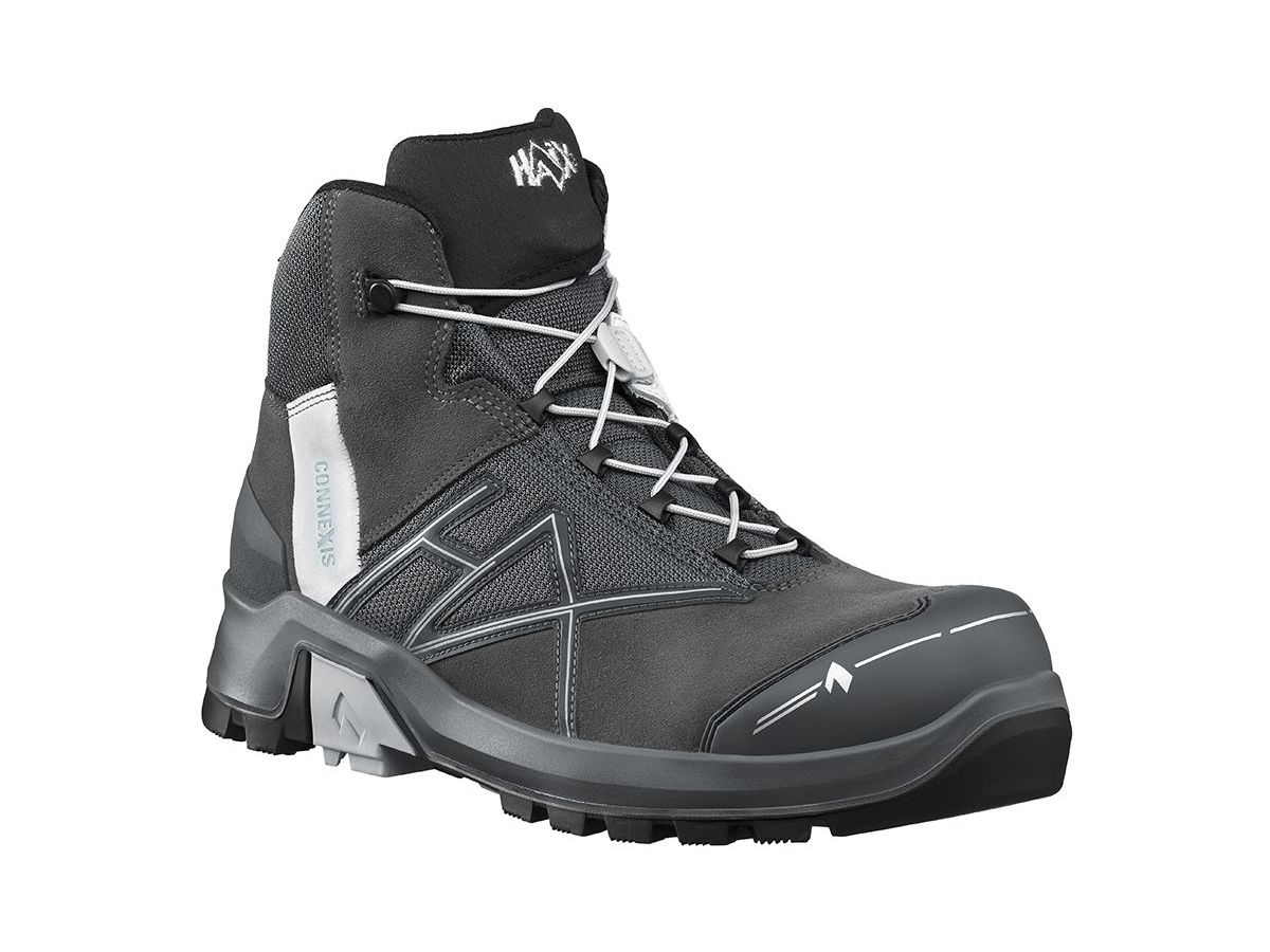 CONNEXIS Safety+ GTX mid grey-silver - S3, Grösse: UK 9.5 / EU 44