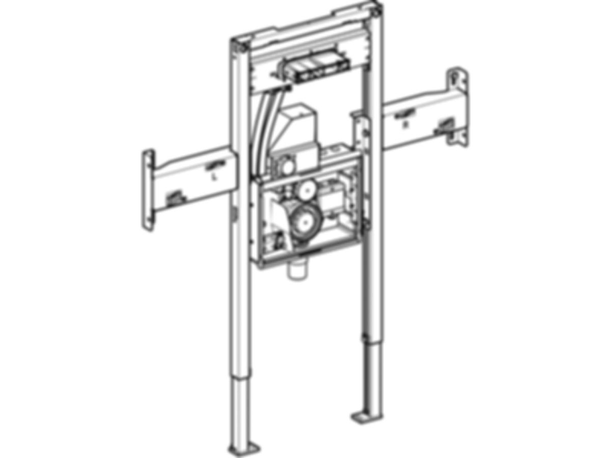 Geberit Duofix Element für ONE 80 cm - für Waschtisch und Wandarm. m. Unterputz