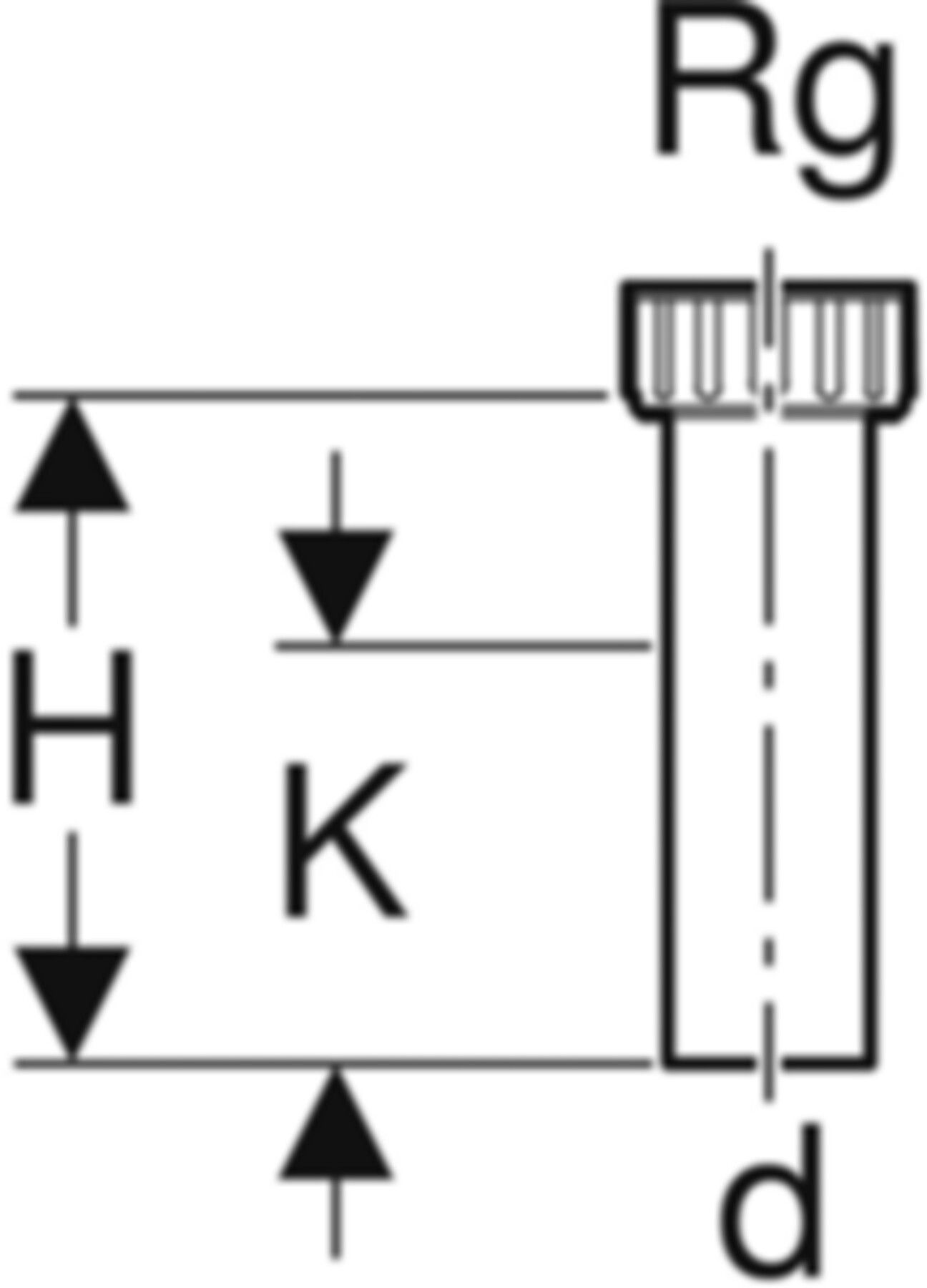 Geberit PE Anschlussstutzen für Sifon - Überwurfmutter; Dichtung