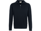 Zip-Sweatshirt Premium Gr. 6XL, schwarz - 70% Baumwolle, 30% Polyester, 300 g/m²