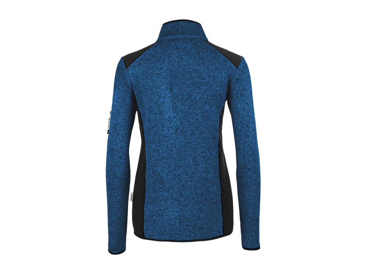 Damen Strickfleecejacke Churchill - Gr. XL, royalblau meliert