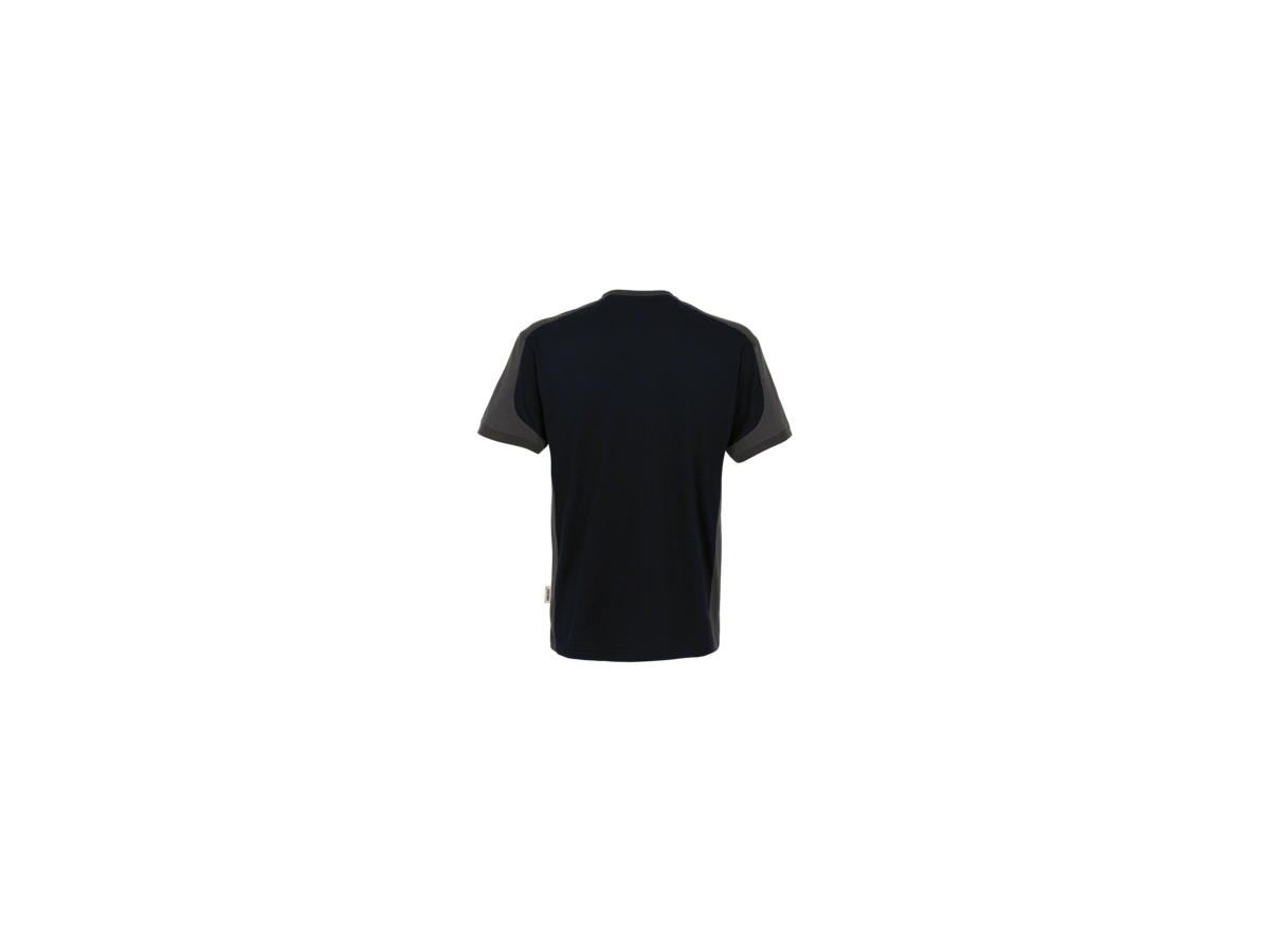 T-Shirt Contrast Perf. L schwarz/anth. - 50% Baumwolle, 50% Polyester, 160 g/m²