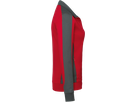 Damen-Sw.jacke Co. Perf. 2XL rot/anth. - 50% Baumwolle, 50% Polyester, 300 g/m²