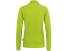 Damen-Longsleeve-Poloshirt Perf. S kiwi - 50% Baumwolle, 50% Polyester, 220 g/m²