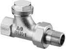 Verschraubung "Combi 3" Durchgang IG - Messing vernickelt