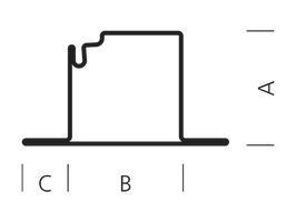 Profilstahlrohr Forster Nr.  32.803 - 50/50/20/1.5 mm
