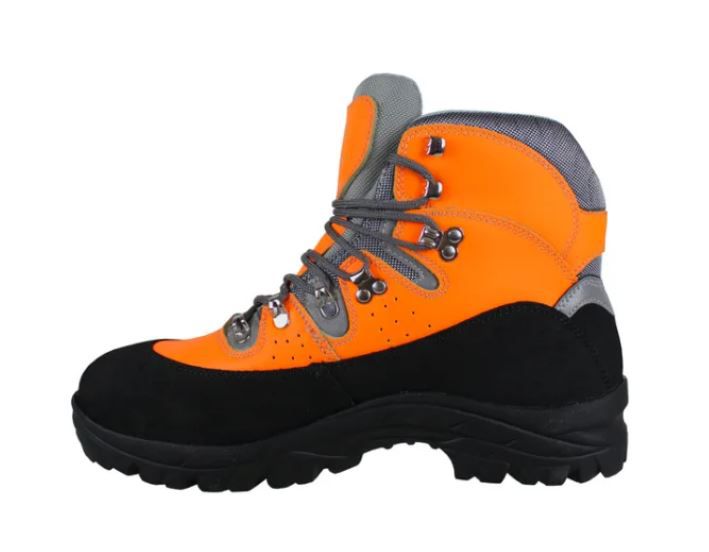 Bormio Sicherheitsschnürstiefel, Gr. 47 - EN ISO 20345:2022, orange/schwarz