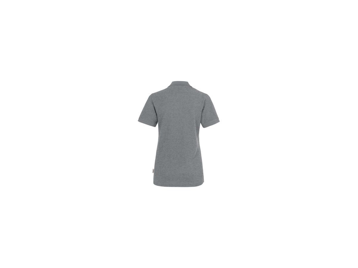 Damen-Poloshirt Perf. 6XL grau meliert - 50% Baumwolle, 50% Polyester, 200 g/m²