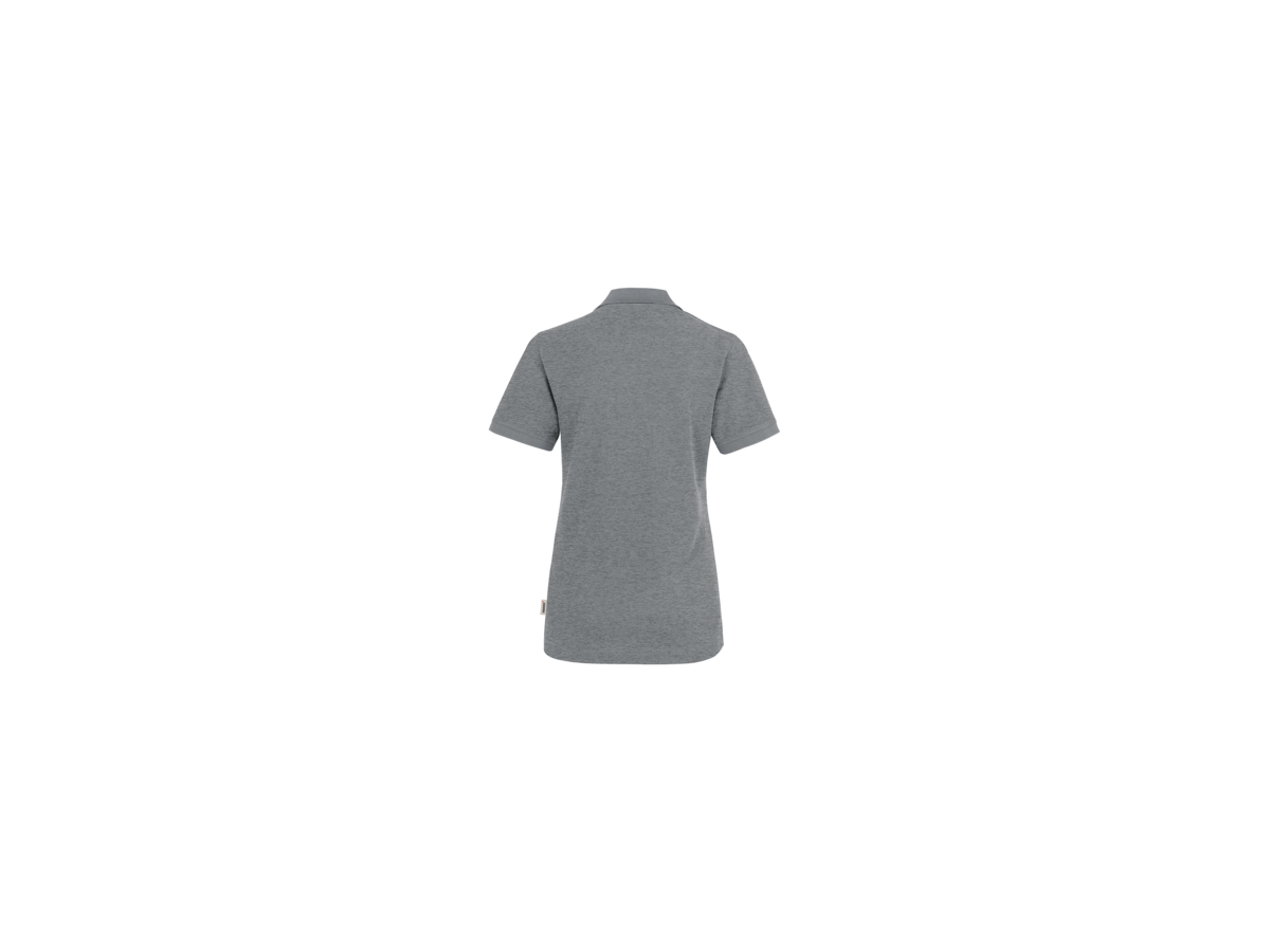 Damen-Poloshirt Perf. 4XL grau meliert - 50% Baumwolle, 50% Polyester, 200 g/m²