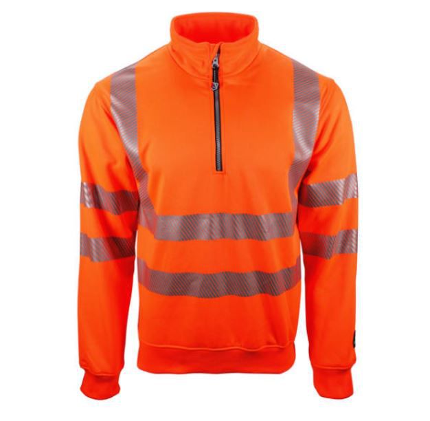 Bormio Warnschutz-Zip-Sweater - Safety Gonzen