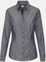 City Bluse Kent 1/1 Arm WOMEN, slim - Gr. 34, anthrazit, 100% CO