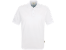 Poloshirt Top Gr. L, weiss - 100% Baumwolle, 200 g/m²